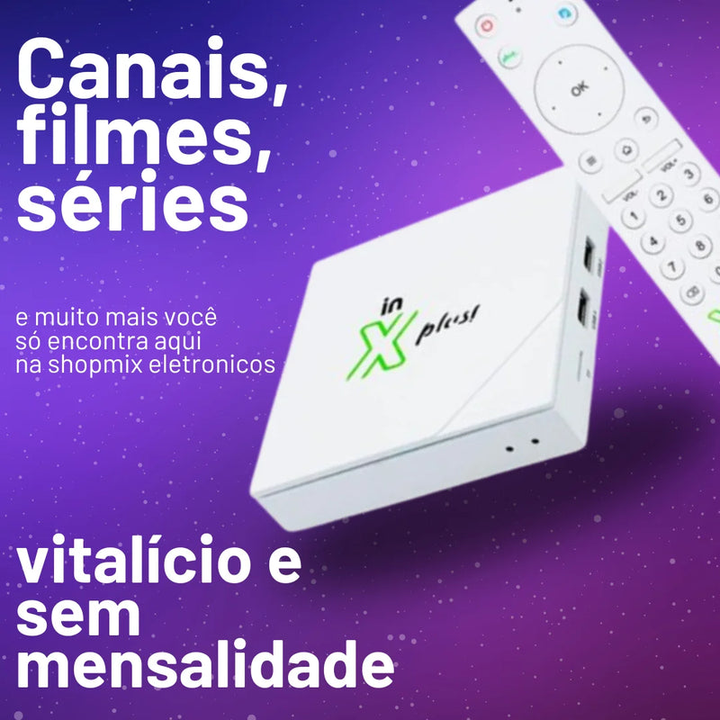 In xplus v3 tv box liberador de canais vitalício wi-fi ORIGINAL